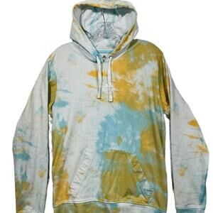 Adidas Men's Medium Tie-Dye Pullover Hooded Sweatshirt